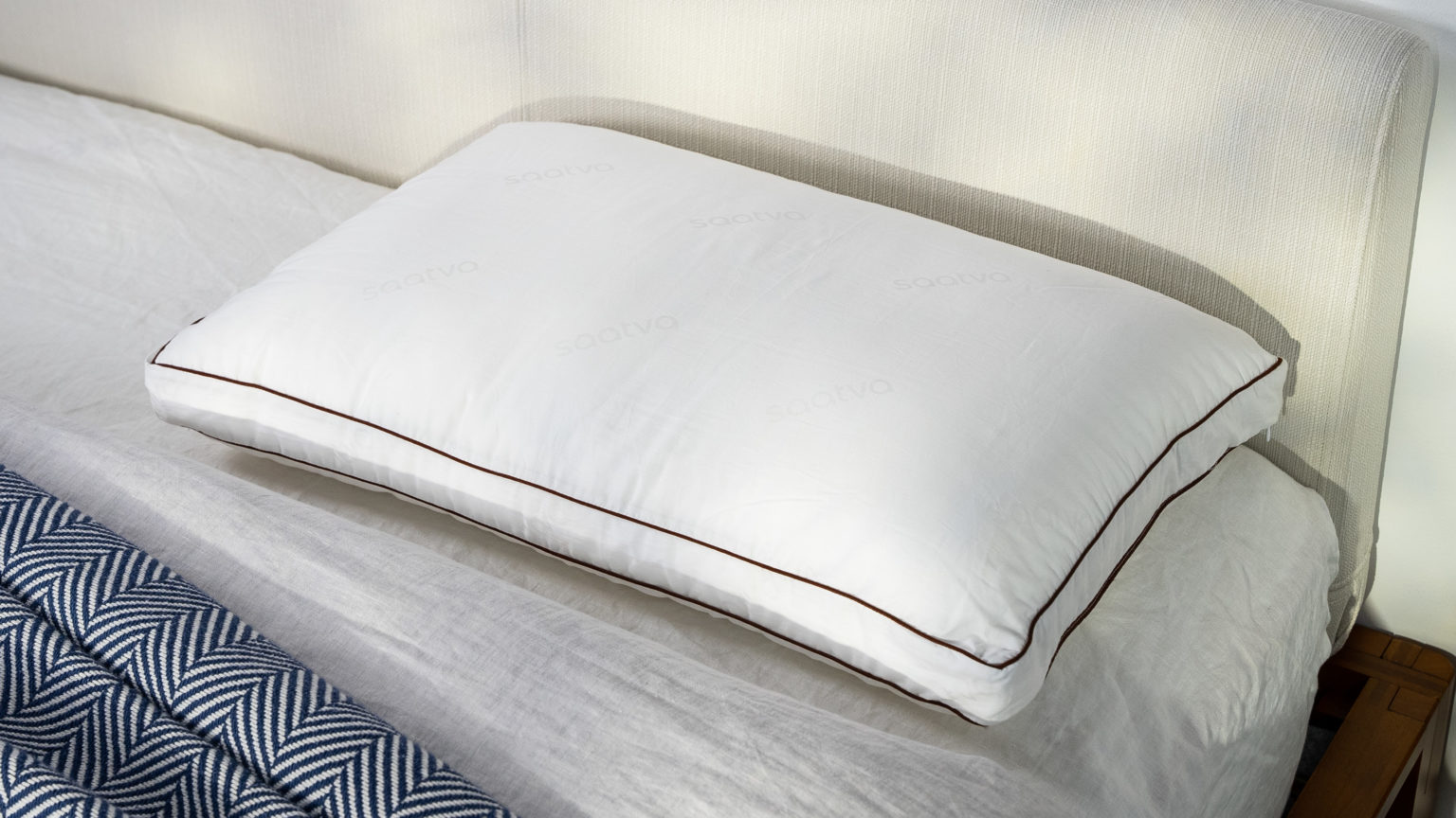 Best Pillows for Neck Pain - Best Overall - Saatva Latex Pillow - 3